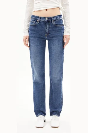 Armedangels Straight-Jeans CARENAA Damen (Comfort-Stretch, 1-tlg., Slim Fit) atmospheric - Verkäufer: