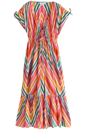 Next Strandkleid Langer Strandkaftan aus 100 % Baumwolle (1-tlg) - Verkäufer: Germany GmbH