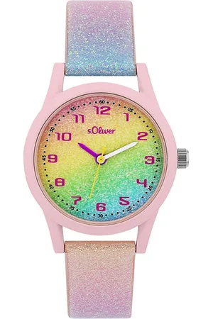QS by s.Oliver Quarzuhr 2039523, Armbanduhr, Kinderuhr, Mädchen, Geschenkidee, Geburtstag, Schulanfang