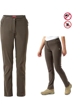 Craghoppers Trainingstights - NosiLife Pro Active- Damen Strech Outdoor Hose, grün - Verkäufer: hive outdoor