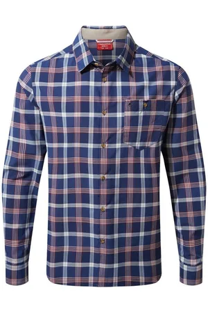Craghoppers Langarmshirt - NosiLife Balbor Hemd mit langem Ärmel, lapis blue - Verkäufer: hive outdoor