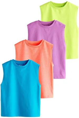 Next Stricktop Tanktops in Neonfarben im 4er-Pack (4-tlg) - Verkäufer: Germany GmbH