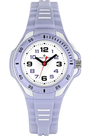 Alpha Saphir Quarzuhr 393B, Armbanduhr, Kinderuhr, analog, Beleuchtung, ideal auch als Geschenk