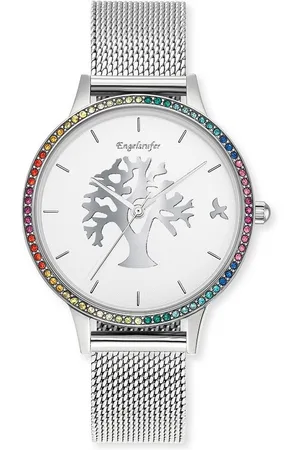 Engelsrufer Quarzuhr Damen Uhr ERWA-TREE02-MS-MSZM Edelstahl Milanaiseband Quar, (1-tlg) - Verkäufer: Juwelier-Bacak