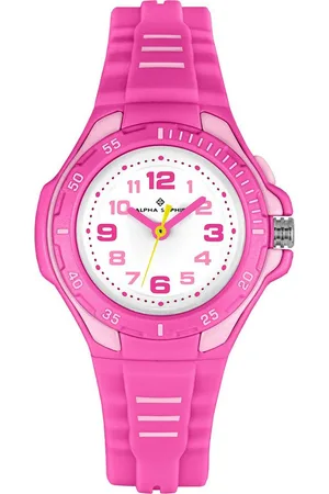 Alpha Saphir Quarzuhr 393D, Armbanduhr, Kinderuhr, analog, Beleuchtung, ideal auch als Geschenk