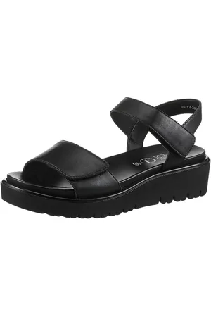 ARA BILBAO Sandalette, Sommerschuh, Sandale, Keilabsatz, Klett, Weite G (weit)
