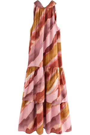 Next Maxikleid Maxi-Lagenkleid mit Neckholder und Bindedetail (1-tlg) - Verkäufer: Germany GmbH
