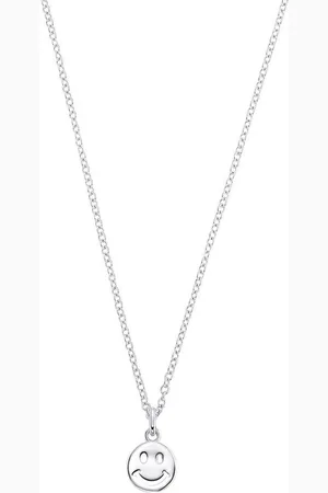 QS by s.Oliver Kette mit Anhänger Halskette silber 925 mit Anhänger "smiley" - Verkäufer: Juwelier Südharz