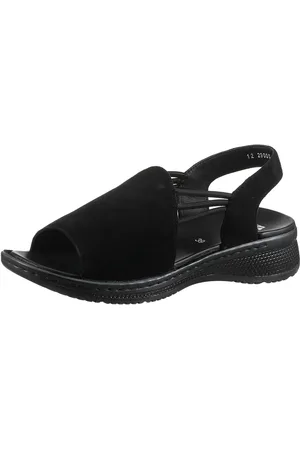 ARA HAWAII Riemchensandale, Sommerschuh, Sandalette, Keilabsatz, mit Stretch-Bänder, G-Weite