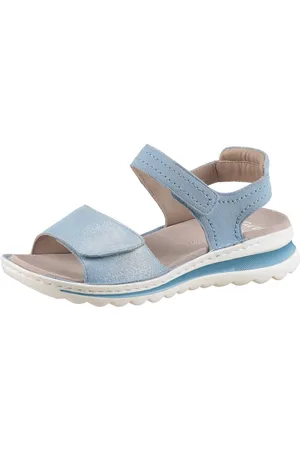 ARA TAMPA Keilsandalette, Sommerschuh, Sandale, Keilabsatz, mit Klettverschlüssen, G-Weite