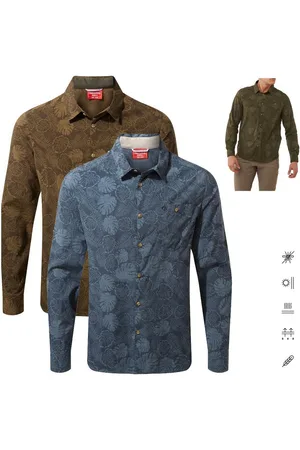 Craghoppers Langarmshirt - NosiLife Lester Funktions Hemd mit langem Ärmel - Herren - Verkäufer: hive outdoor