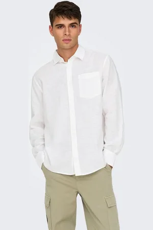 Only & Sons Langarmhemd ONSCAIDEN LIFE REG LS 1 PKT SHIRT NOOS