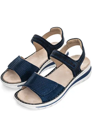 ARA TAMPA Keilsandalette, Sommerschuh, Sandale, Keilabsatz, mit Klettverschlüssen, G-Weite