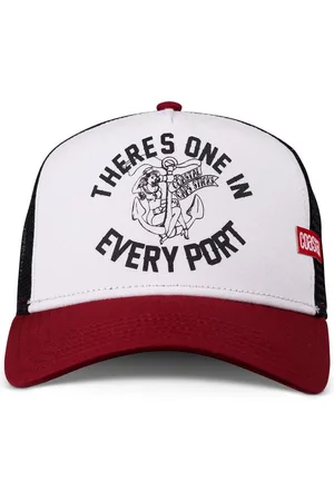 COASTAL Trucker Cap HFT Cap Every Port offwhite/vine/black (Basecap, Meshcap, Trucker Kappe) - Verkäufer: stuff-style