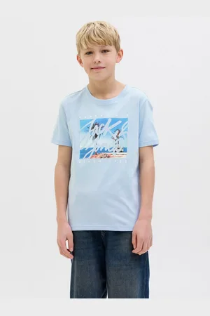 JACK & JONES T-Shirt JJCOLTON PHOTOPRINT TEE SS CREW NE JNR
