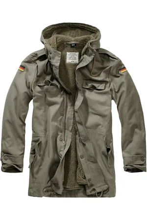 Brandit Parka BW Parka Flag, oliv - Verkäufer: Looping-Lu
