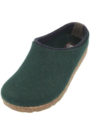 Haflinger Grizzly Kris Filzclog aus reinem Wollfilz Hausschuh - Verkäufer: Natural Slipper