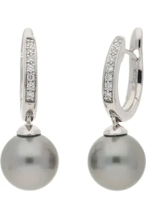JuwelmaLux Paar Creolen Creolen 585 Weißgold mit Tahiti Zuchtperle JL10-06-2310 (kein Set, 2-tlg., inkl. edelm Schmucketui) - Verkäufer: Juwelier-Bacak