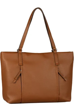 TOM TAILOR Shopper Beca, aus hochwertigem Kunstleder mit funktionalen Details