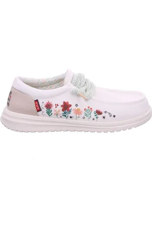 FUSION Emma Flowers White Slipper - Verkäufer: TigerSports