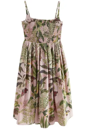 Next Midikleid Gesmoktes Midikleid mit Karree-Ausschnitt (1-tlg) - Verkäufer: Germany GmbH