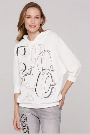 Soccx Kapuzensweatshirt mit Baumwolle