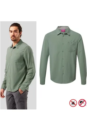 Craghoppers T-Shirt - NosiLife Nuoro Funktions Hemd mit langem Ärmel, grün - Verkäufer: hive outdoor