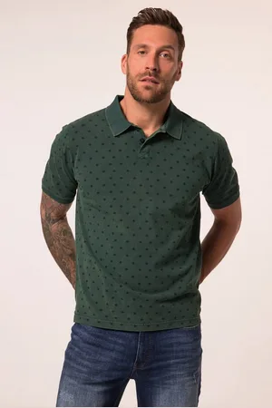 JP 1880 Poloshirt Poloshirt Halbarm Piqué Alloverdruck - Verkäufer: Popken Fashion Group
