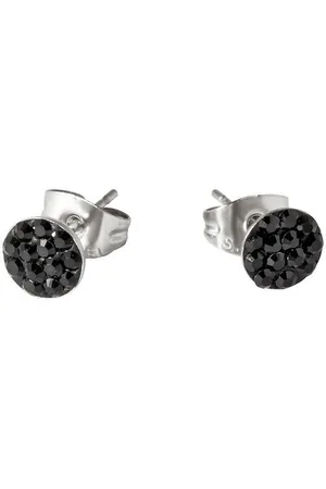Firetti Paar Ohrstecker Schmuck Geschenk Ohrschmuck rund, mit Kristallstein