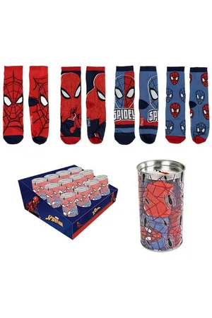 Disney Socken Socken Pack 4 Teile Spiderman (Set) - Verkäufer: Diademita