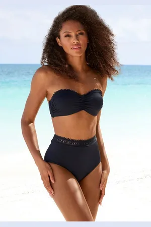 QS by s.Oliver Bügel-Bandeau-Bikini-Top Aiko, mit Häkeloptik