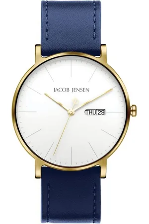 Jacob Jensen Titanuhr Herren Armbanduhr TIMELESS NORDIC 166 goldfarbend D. 40mm - Verkäufer: bellambiente