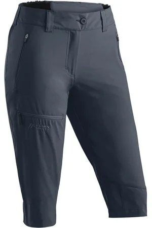 Maier Sports Outdoorhose Lulaka Capri Loop Damen Wanderhose, elastische Funktionshose mit 3 Taschen, Regular Fit