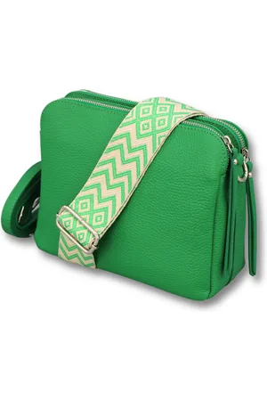 Adel Bags Schultertasche MARA Umhängetasche für Damen, Schultertasche aus Echtleder, hergestellt in Italien, mit 2 Riemen - Verkäufer: