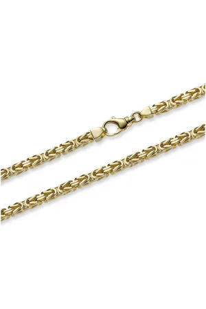 HOPLO Goldarmband Goldkette Königskette Länge 21cm - Breite 5,0mm - 585-14 Karat Gold - Verkäufer: Holzenplotz