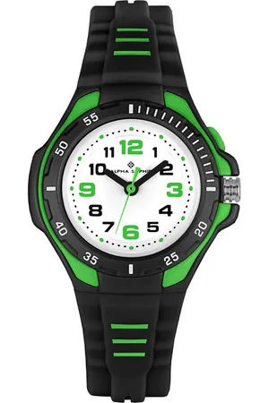 Alpha Saphir Quarzuhr 393G, Armbanduhr, Kinderuhr, analog, Beleuchtung, ideal auch als Geschenk