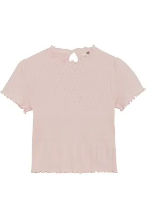 EN FANT Rundhalsshirt ENT-shirt SS Pointelle niedliches Shirt - Verkäufer: meinemarkenmode
