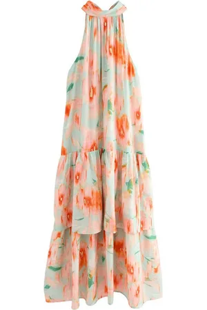 Next Maxikleid Maxi-Lagenkleid mit Neckholder und Bindedetail (1-tlg) - Verkäufer: Germany GmbH