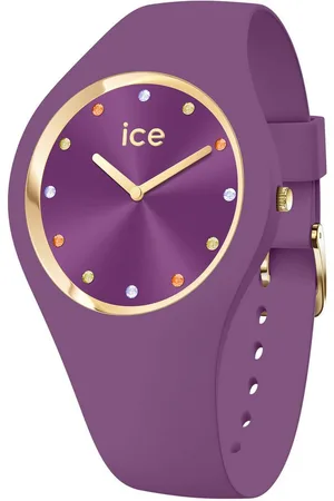 Ice-Watch Quarzuhr ICE cosmos - Small+ - 2H (colour stones) 022286, Armbanduhr, Damenuhr, Silikonarmband, analog