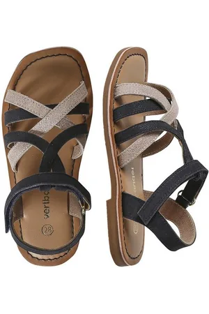 Vertbaudet Kinder Leder-Sandalen mit Anziehtrick Sandale Anziehtrick - Verkäufer: