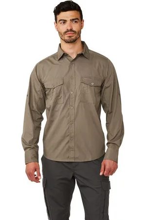 Craghoppers Langarmshirt - Kiwi LS Shirt langarm Hemd Reisehemd, blau - Verkäufer: hive outdoor