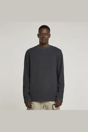 G-Star Longsleeve Overdyed Tweeter aus Piqué-Strick