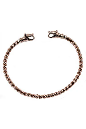 HOPLO Armband Armreif Wikinger-Wolfsköpfe Bronze Armspange groß - Verkäufer: Holzenplotz