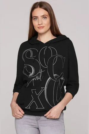 Soccx Kapuzensweatshirt mit Baumwolle