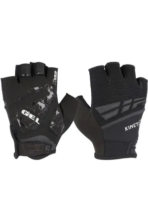 KinetiXx Fahrradhandschuhe Radhandschuhe mit Silikonprotekoren Laif, (schwarz, , grau) Anatomische Passform, Grip, Atmungsaktiv - Verkäufer: