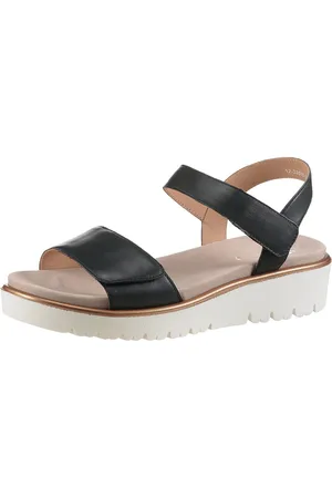 ARA BILBAO Sandalette, Sommerschuh, Sandale, Keilabsatz, Klett, Weite G (weit)