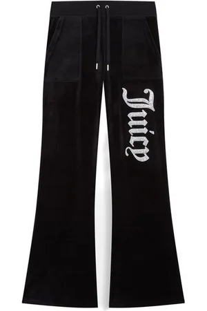 Juicy Couture Sweathose LAYLA CAVIAR TRACKPANT_ Damen Trainingshose Damen, Sweathose, Velour, Jogginghose mit Glitzer, Sale
