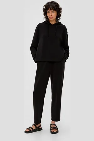QS by s.Oliver Stoffhose Regular: Sweatpants aus Scuba Teilungsnaht - Verkäufer: