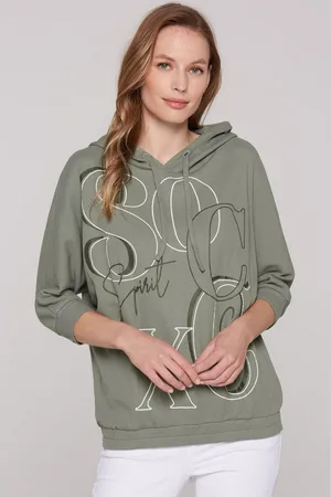 Soccx Kapuzensweatshirt mit Gummizug im Saum