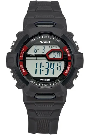 Scout Chronograph The Digi 280308000, Armbanduhr,Quarzuhr, Kinderuhr,Mädchen,Jungen,Geschenkidee,Jugendliche